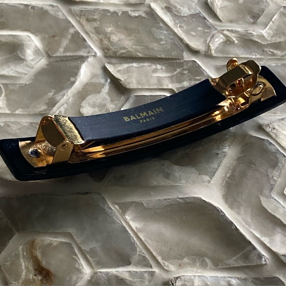 LIKE NEW!  Balmain Paris Barrette pour Cheveux in Medium Black main image 4